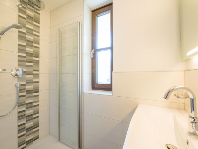 Badezimmer im Appartement 12