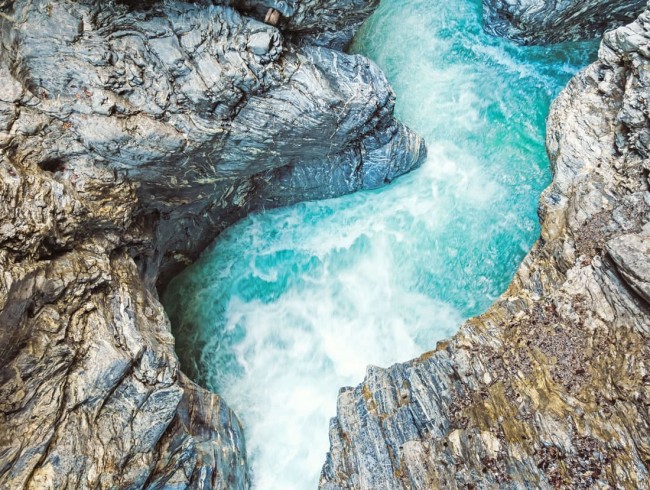 Liechtensteinklamm in St. Johann im Pongau mit Helixtreppe © Shutterstock